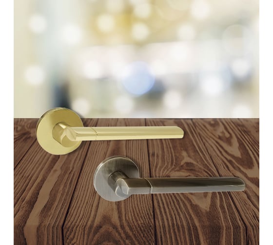 Ручка раздельная Trodos 102 серия 06 slim, золото 204421