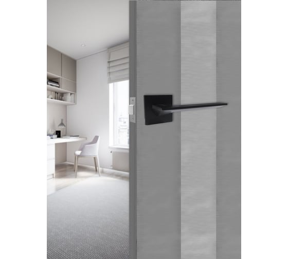 Ручка раздельная Trodos 603 серия 03 slim, черный матовый 204930
