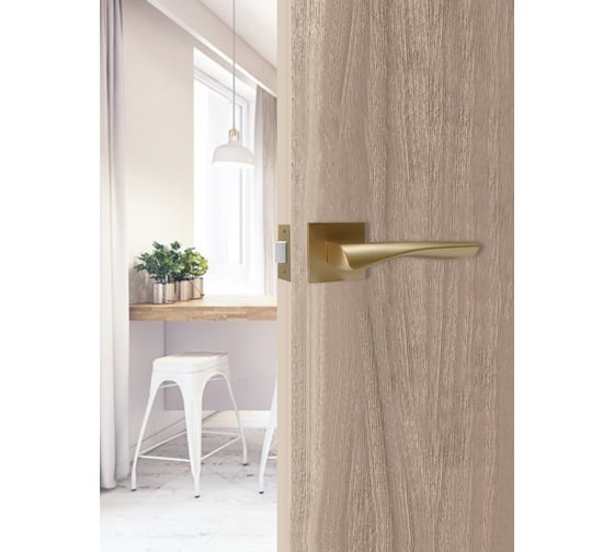 Ручка раздельная Trodos 870 серия 03 slim, золото матовый 204939