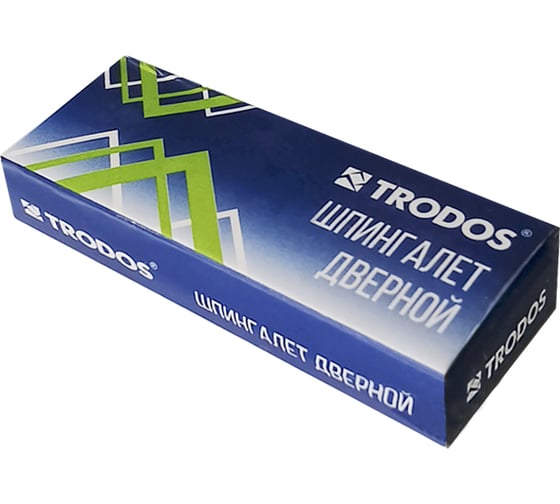 Шпингалет Trodos ZY-710C без пружины L70, черный матовый 205063
