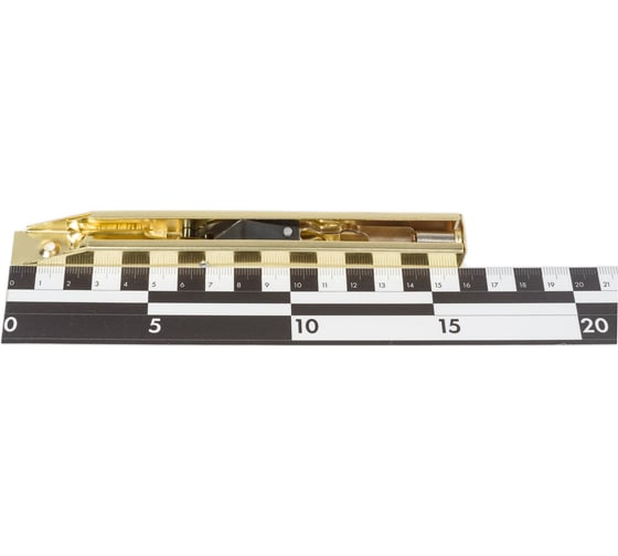 Ригель дверной Trodos L160 торцевой, золото, хедер 205011