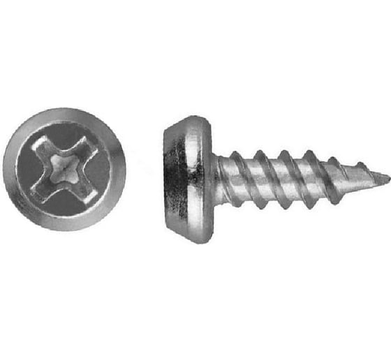 Саморез Промрукав Клоп 3.5x11, металл-металл, цинк, шлиц Philips №2, сверло 1000 шт. PR08.9385
