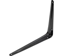 Полкодержатель AKS металлический, 250x200 мм модель1, черный, AK 43886