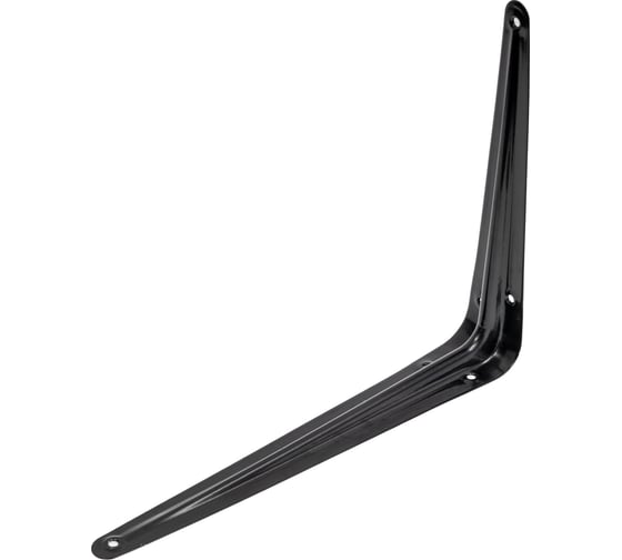 Полкодержатель AKS металлический, 250x200 мм модель1, черный, AK 43886 1