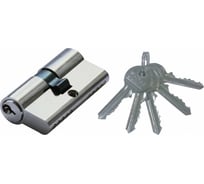 Цилиндр замка DORF ECONOMY ключ/ключ, английский, никель, 35-35, блистер DORF_ECO_70(35x35)_k_k_бл