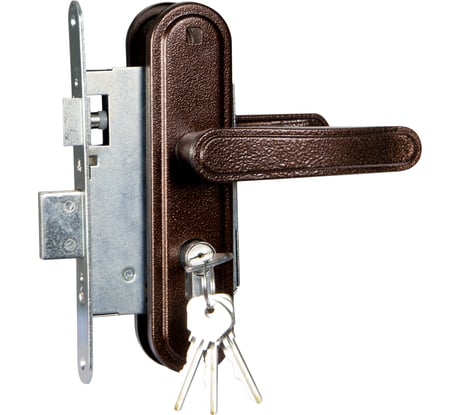 Замок врезной ГАРАНТ КАЧЕСТВА ЗВ4-3-03 медь Х2833