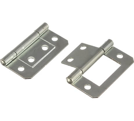 Универсальная петля HETTICH без врезки 38 х 20 мм 2 шт сталь оцинкованная 953218