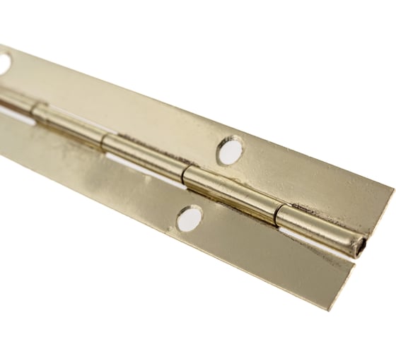 Рояльная петля Hettich 600 х 20 мм латунь 953072