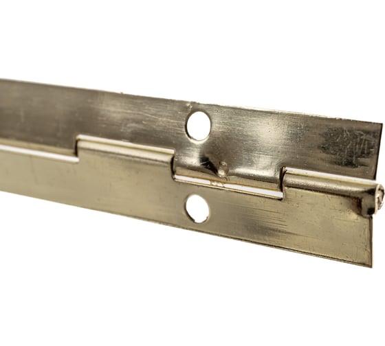 Рояльная петля Hettich 600 х 20 мм латунь 953072