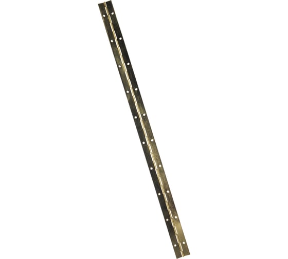 Рояльная петля HETTICH 600 х 32 мм латунь 953058