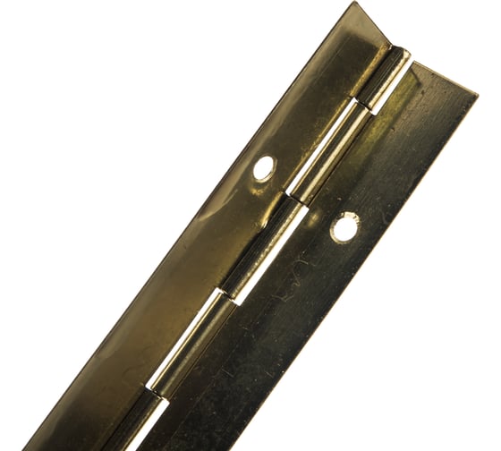 Рояльная петля HETTICH 600 х 32 мм латунь 953058