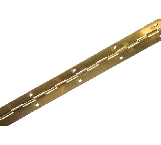 Рояльная петля Hettich 1500 х 32 мм латунь 953034
