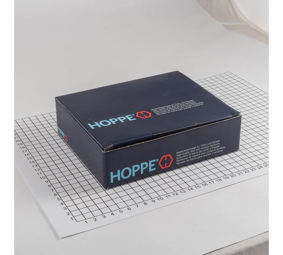 Объектный гарнитур HOPPE 1810/42KV/42KVS New York WC F1 анодированный серебристый алюминий, Schnellstift, A=37-42 мм, шток 8 мм, 3 категория 65732