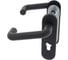 Гарнитур на накладке для противопожарных дверей NEMEF 2916/03 PZ72 цвет черный, толщина дверей 68-75 мм 69249 2