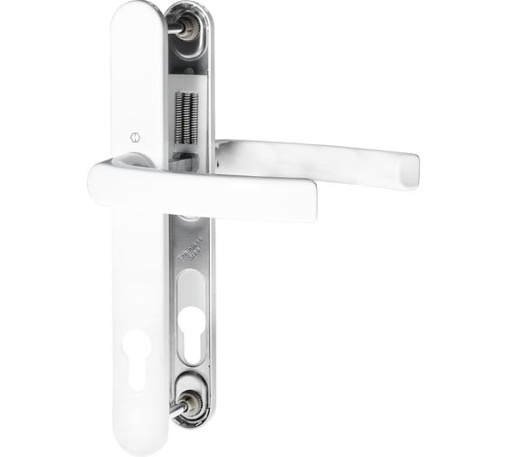 Профильный гарнитур HOPPE 1540/2246 Liege PZ92 RAL9016 белый цвет, Schnellstift, 57-62 мм 65592