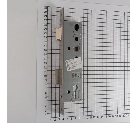 Корпус замка NEMEF 98009600N/22/35mm нержавеющая сталь front 22x245, DIN, реверсивный 69234
