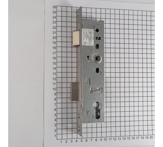 Корпус огнестойкого замка NEMEF 9673/08/35mm PZ92, лев. наружу прав. внутрь направление 2,3, Антипаник, разрез. шток, фронт. планка 24x245 н 69510