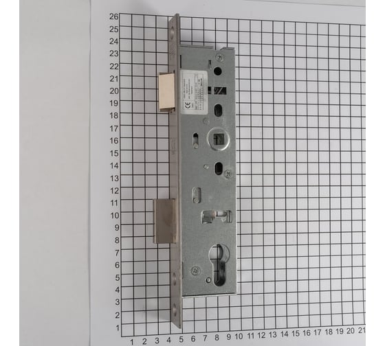 Корпус огнестойкого замка NEMEF 9603/08/35mm PZ92 нержавеющая сталь front 24x245, DIN, реверсивный 69293