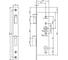 Корпус огнестойкого замка NEMEF 9603/08/35mm PZ92 нержавеющая сталь front 24x245, DIN, реверсивный 69293 2