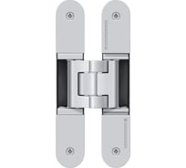 Скрытая петля SIMONSWERK Tectus TE 340 3D F1 полиэфирное покрытие под матовый хром, вес полотна до 80 кг 67543