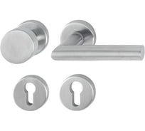 Объектный гарнитур НОРРЕ нажимная ручка/кноб Е58/42KV/42KVS/1400Z Amsterdam F69 нержавеющая сталь матовая, Schnellstift, А=57-62мм, 65722