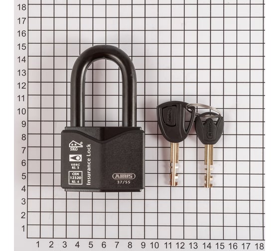 Навесной замок ABUS 37/55HB50 GRANIT -Plus-System 64342