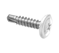 Саморезы Tech-Krep прессшайба, сверло 4,2х16 9003 ярко-белый 1000шт 00005944