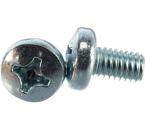 Винт Tech-Krep DIN 7985 6х10 с полусферической головкой 250 шт УТ-00011349