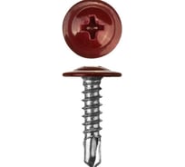 Саморезы Tech-Krep прессшайба, сверло 4,2х16 3005 винно-красный 1000шт 00005923