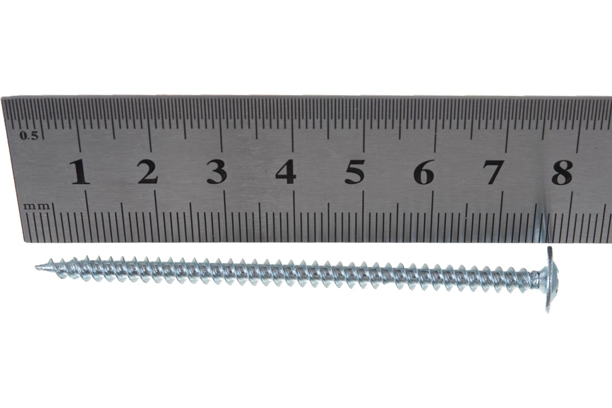 Саморез Tech-Krep СММ прессшайба, острый 4,2х75 2000шт 00001602 ...