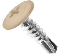 Саморезы Tech-Krep прессшайба, сверло 4,2х25 1014 беж 1000шт УТ-00002257