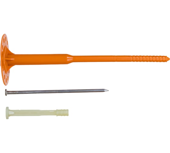 Дюбель теплоизоляционный тарельчатый SORMAT ФЗД-1x255, коробка 150 шт 8730255000