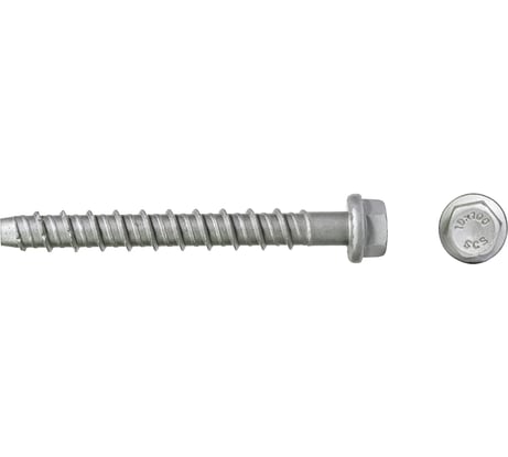 Шуруп по бетону SORMAT SCS HEX 6x50 мм с покрытием Multi Laire (ML) с шестигранной головкой 100 шт 9630351307