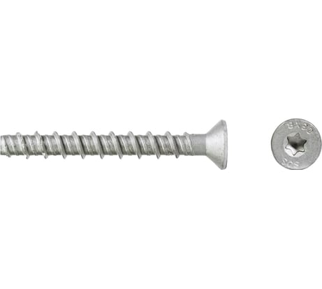 Шуруп по бетону SORMAT SCS CS 5x50 мм с покрытием Multi Laire (ML) с потайной головкой шлиц TORX 100 шт 9630351601