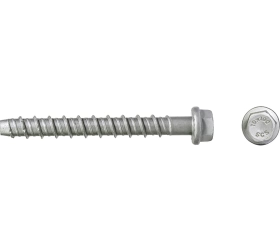 Шуруп по бетону SORMAT SCS HEX 6x100 мм с покрытием Multi Laire (ML) с шестигранной головкой 50 шт 9630351317