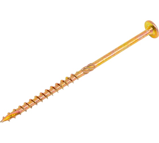 Шуруп конструкционный STARFIX 5.0x100 по дереву, с пресс-шайбой, TORX15, 100 шт. в упаковке SMC3-39665-100 1