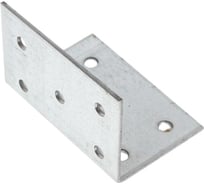 Уголок крепежный STARFIX равносторонний, 60x40x40 мм, KUR белый цинк SMP-26036-1