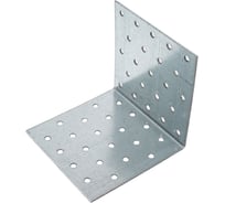 Уголок крепежный STARFIX равносторонний, 100x100x100 мм, KUR белый цинк SMP-26442-1