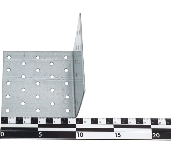 Уголок крепежный STARFIX равносторонний, 100x100x100 мм, KUR белый цинк SMP-26442-1