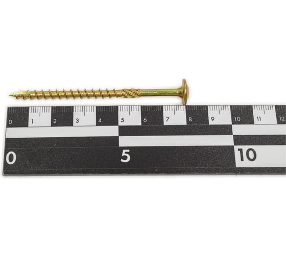 Шуруп конструкционный STARFIX 5.0x80 по дереву, с пресс-шайбой, TORX15, 10 шт. в зип-локе SMZ2-39645-10