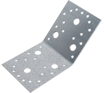 Уголок крепежный STARFIX под 135 градусов, 90x105x105 мм, KUS белый цинк SMP-77735-1