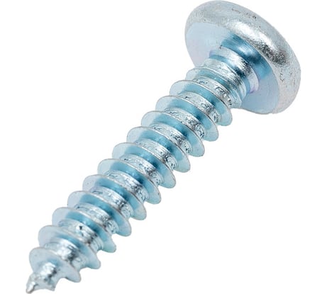 Шуруп STARFIX 5.5x25 мм, полусферическая головка, белый цинк, острый, DIN 7981, 50 шт. в зип-локе SMZ1-33278-50