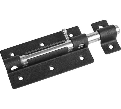 Задвижка дверная STARFIX 120 мм ЗД-09, черная SMP-63064-1