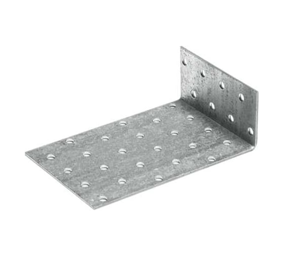 Уголок крепежный STARFIX анкерный 40x80x40 мм, KUL белый цинк SMP-40516-1