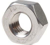 Гайка STARFIX М4, шестигранный, нержавеющая сталь (А2), DIN 934, 50 шт. в зип-локе SMZ1-85214-50