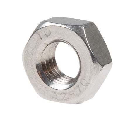 Гайка STARFIX М4, шестигранный, нержавеющая сталь (А2), DIN 934, 50 шт. в зип-локе SMZ1-85214-50