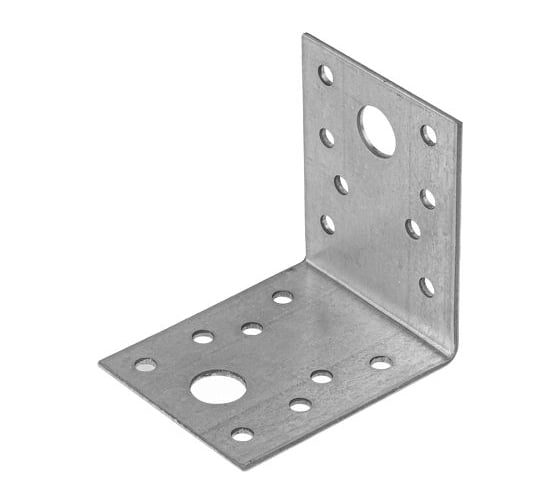 Уголок крепежный STARFIX 55x70x70 мм KU 2.5 мм, белый цинк SMP-64941-1