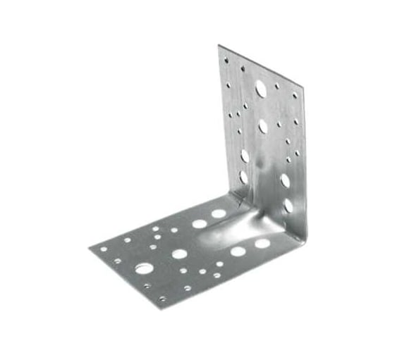 Уголок крепежный STARFIX усиленный, 90x105x105 мм KUU 2.5 мм, белый цинк SMP-47311-1