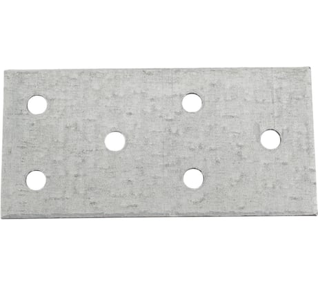 Пластина соединительная STARFIX 40x80 мм, PS белый цинк SMP-58214-1