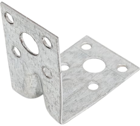 Уголок крепежный STARFIX усиленный, 35x50x50 мм С 1.8 мм, белый цинк SMP-74030-1